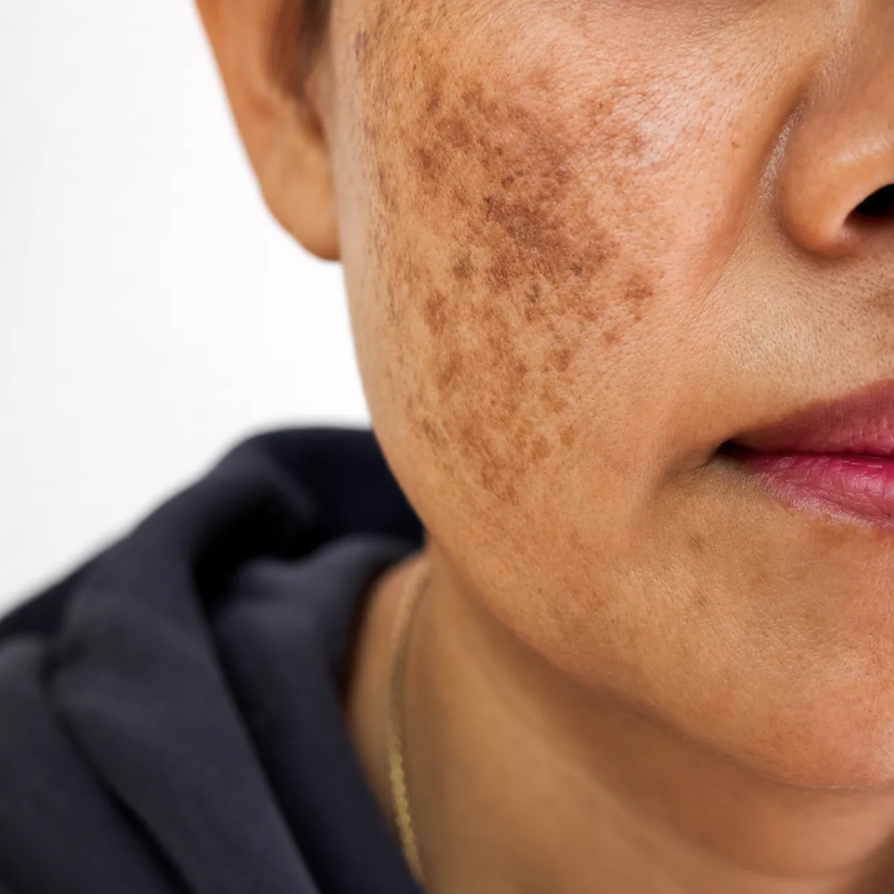 Melasma em região malar